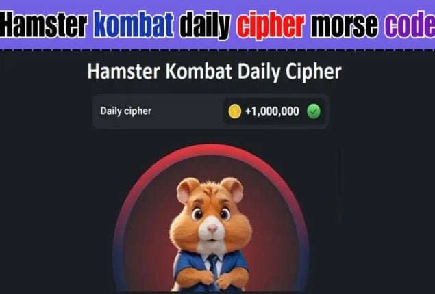 Hamster Kombat Daily Morse Code July 17, 2024, Cipher Code Challenge